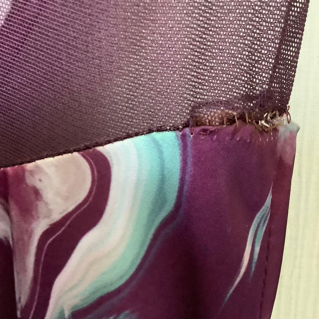 社交ダンスドレス石無し　ジャンテイ製パーティー、トライアル