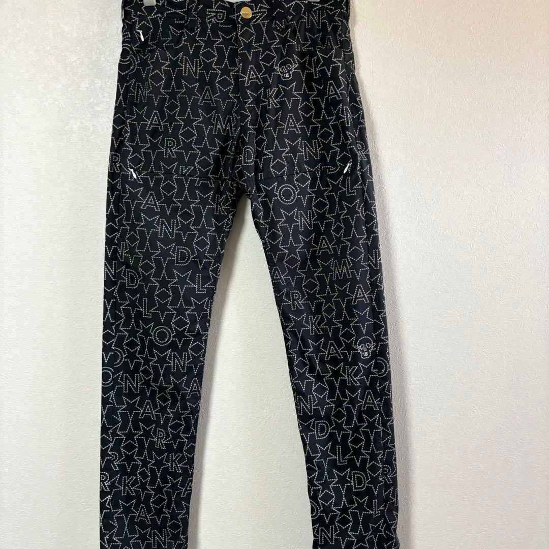 MARK & LONA マークアンドロナ　セットアップ　ゴルフ　総柄　スカル