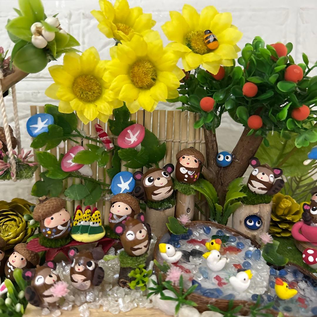 どんぐりアート♡summerおまかせオブジェ2点♡