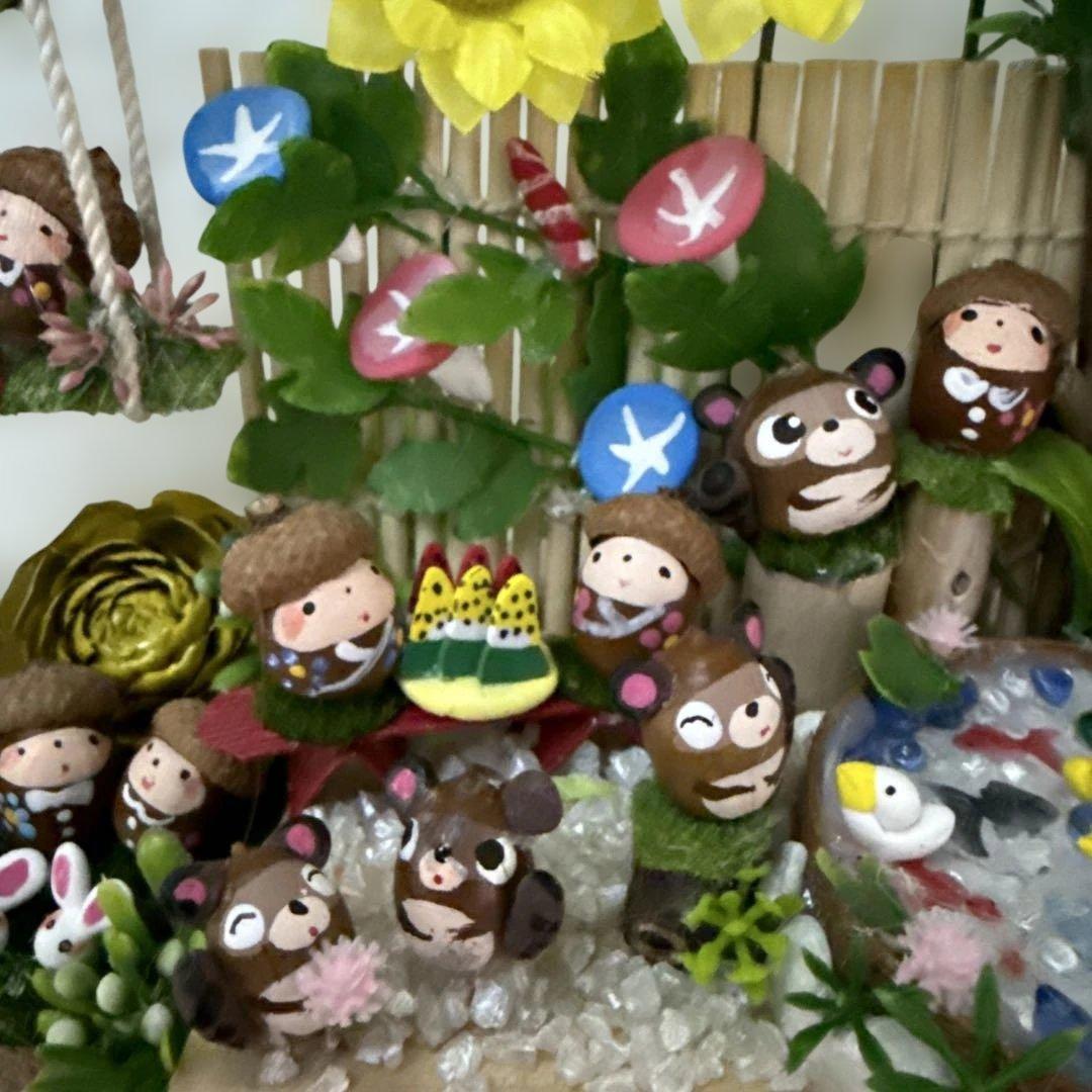 どんぐりアート♡summerおまかせオブジェ2点♡