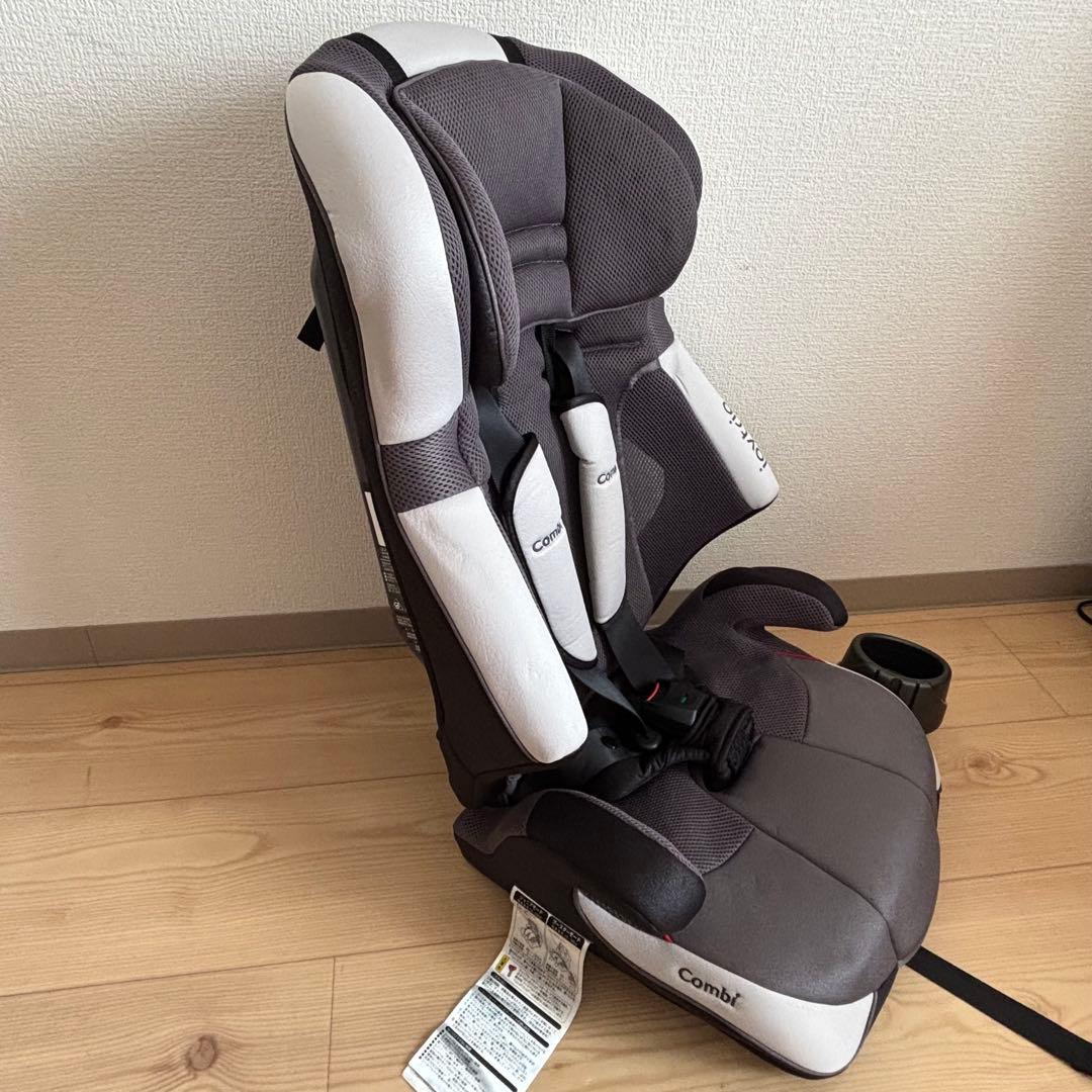 【超美品】コンビ ジョイトリップエアスルーエアー GCジュニアシート グレー