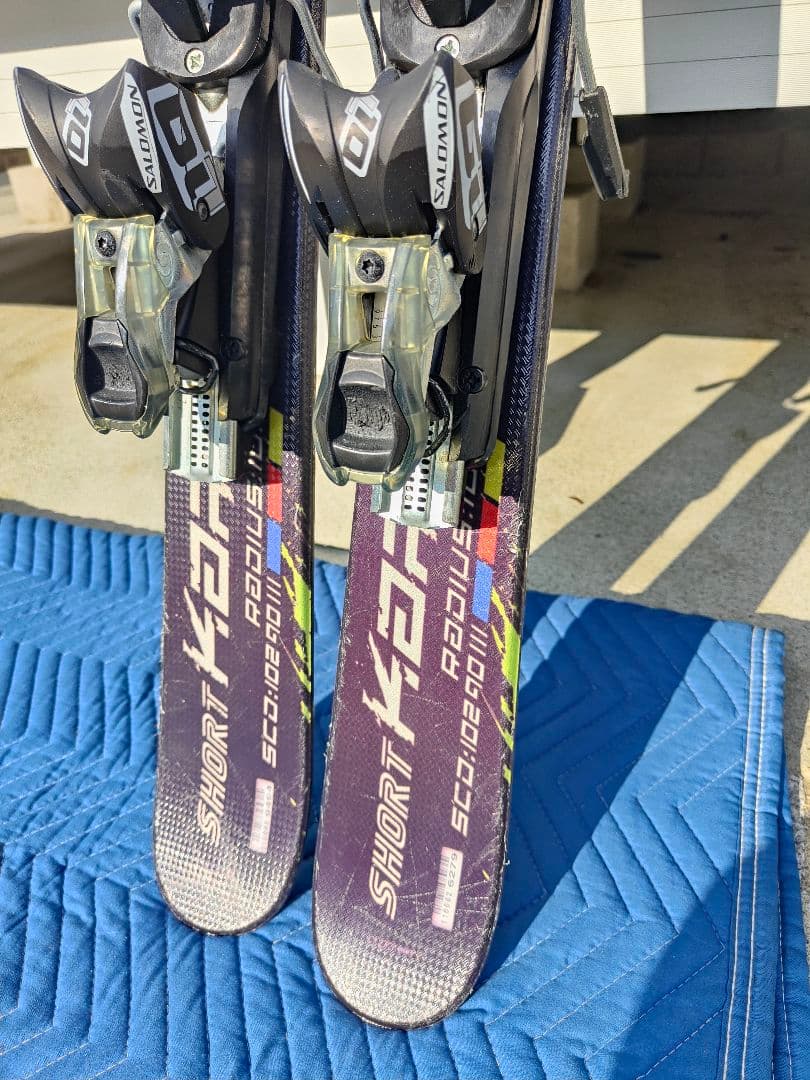 ミッドスキーSALOMON KARTスキー板140cmと 125cmセット売り☆
