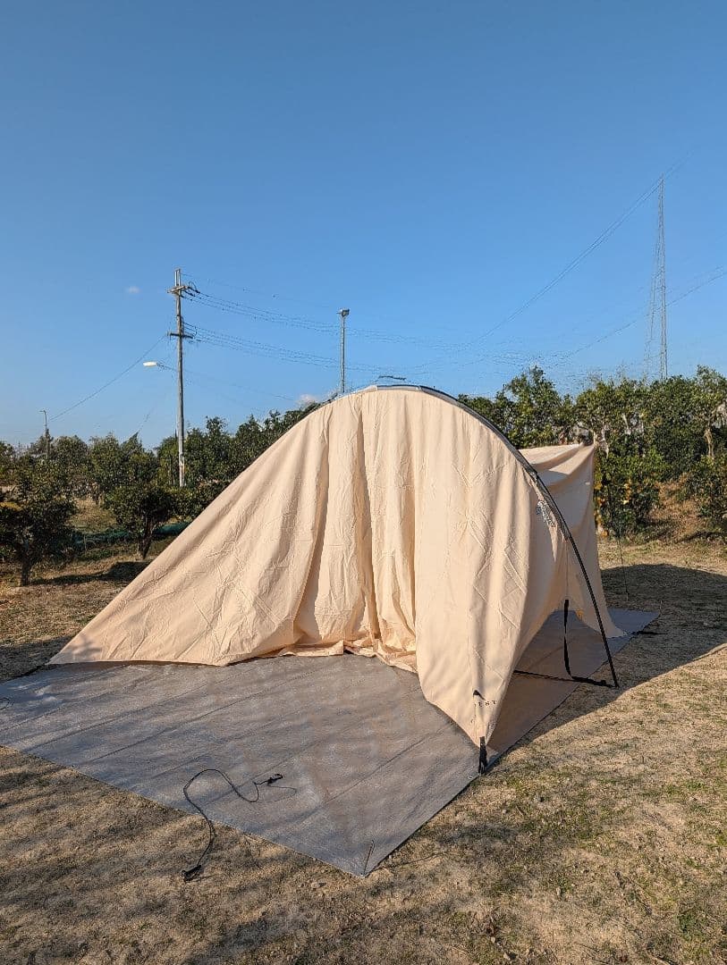 TOMOUNT HARUタープ　大型ＴＣタープ　ＴＣシェード　大空間　ベージュ