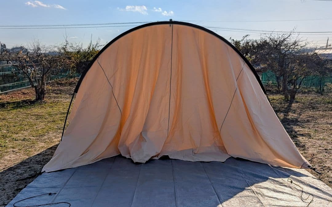 TOMOUNT HARUタープ　大型ＴＣタープ　ＴＣシェード　大空間　ベージュ