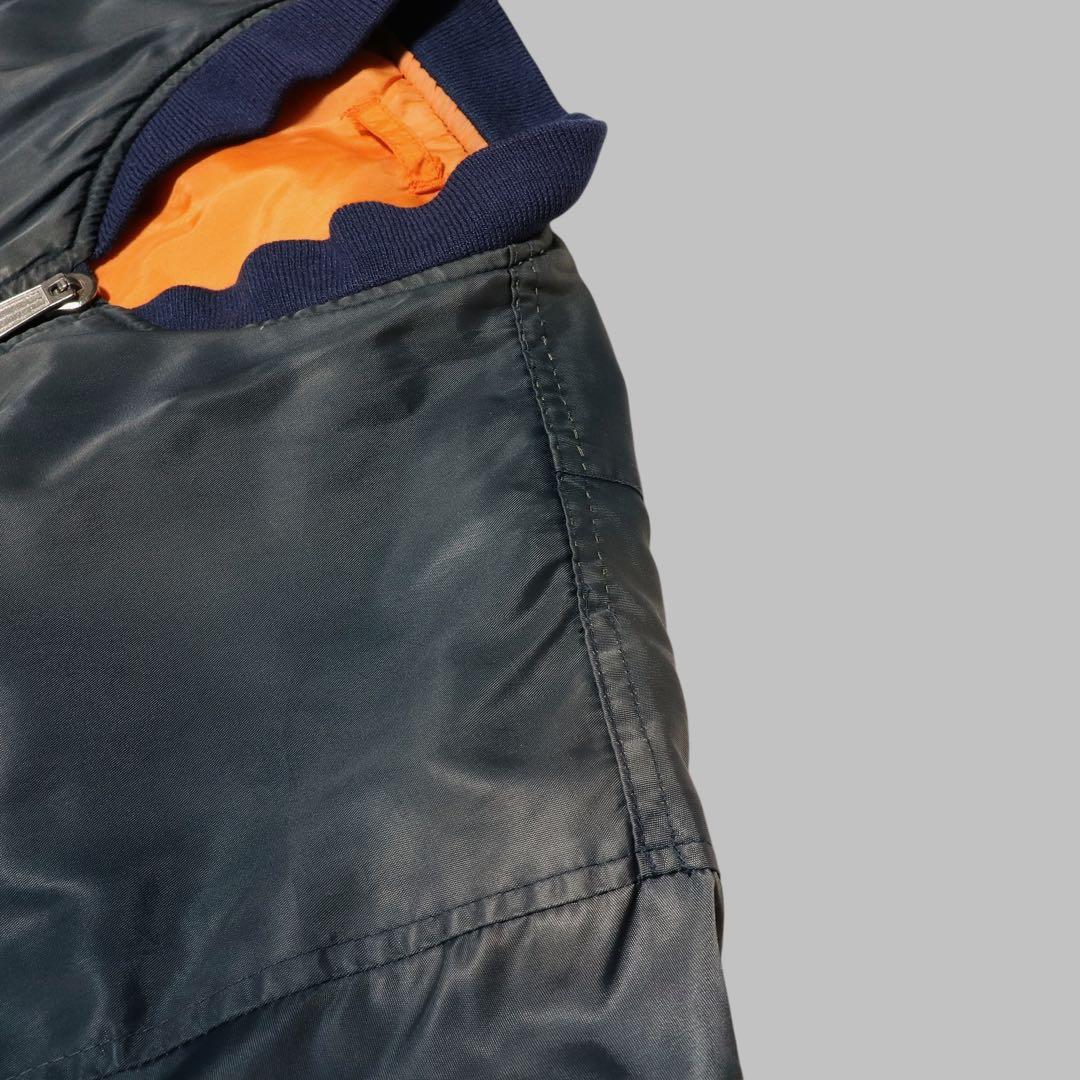 鬼フェード★90s★MA-1 フライトジャケット★短丈★グランジ ボロ★Y2K