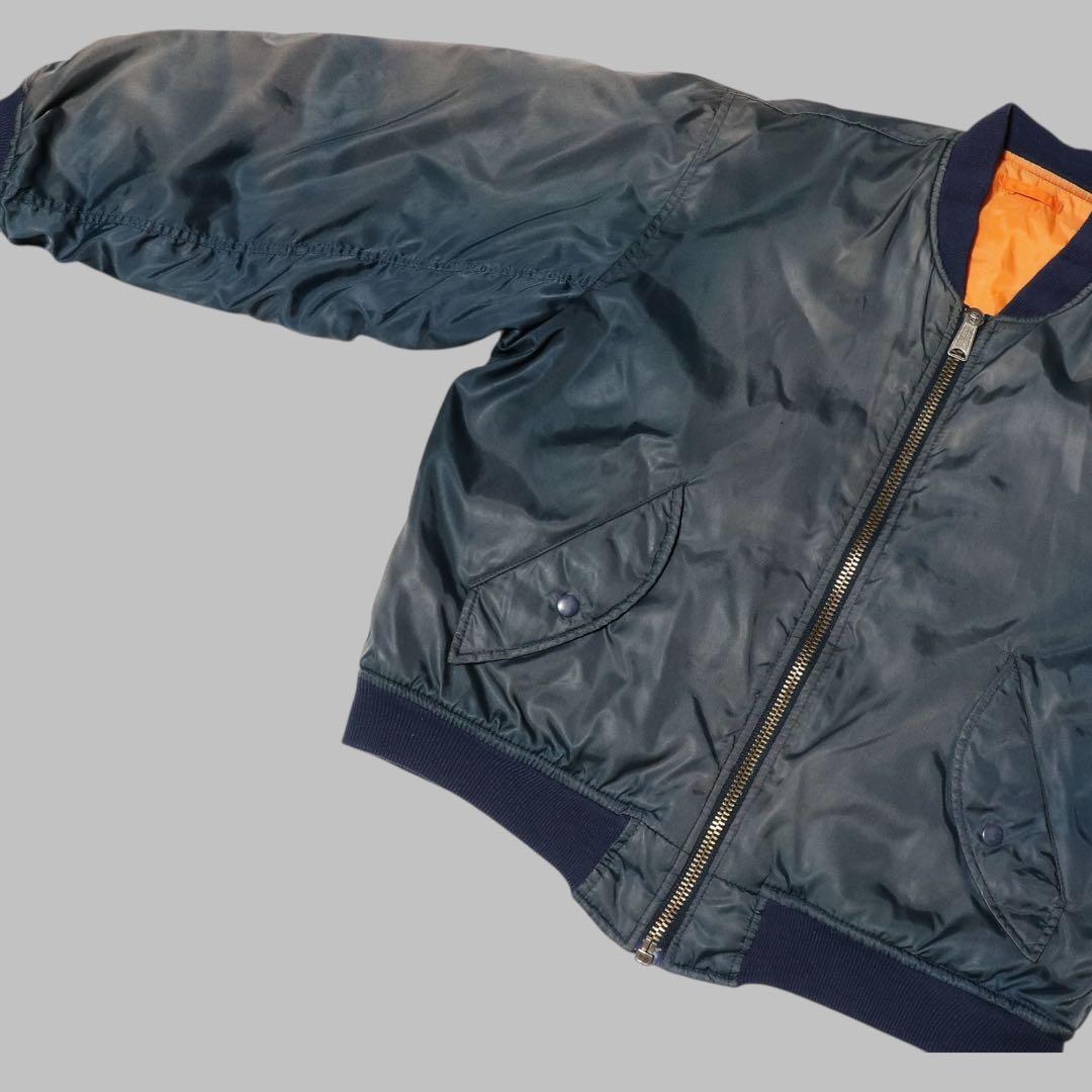 鬼フェード★90s★MA-1 フライトジャケット★短丈★グランジ ボロ★Y2K