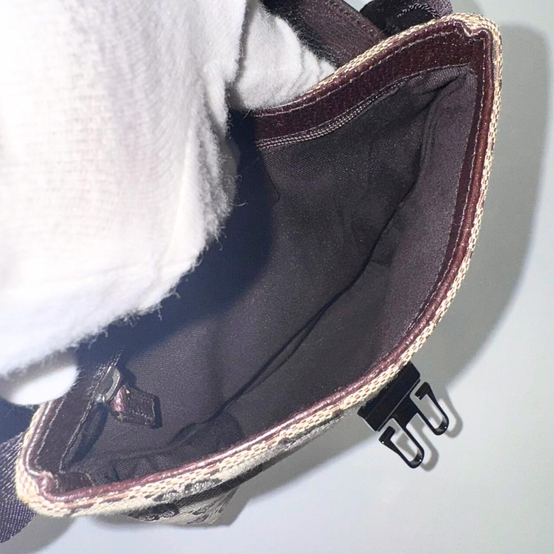 ucz GUCCI グッチ GGキャンバス 131236 ウエストポーチ