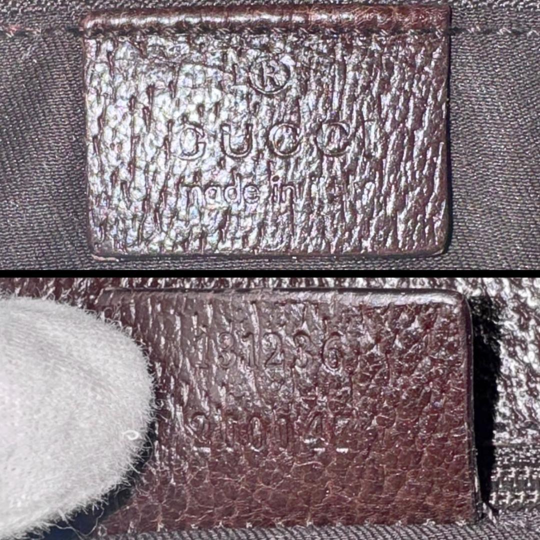 ucz GUCCI グッチ GGキャンバス 131236 ウエストポーチ