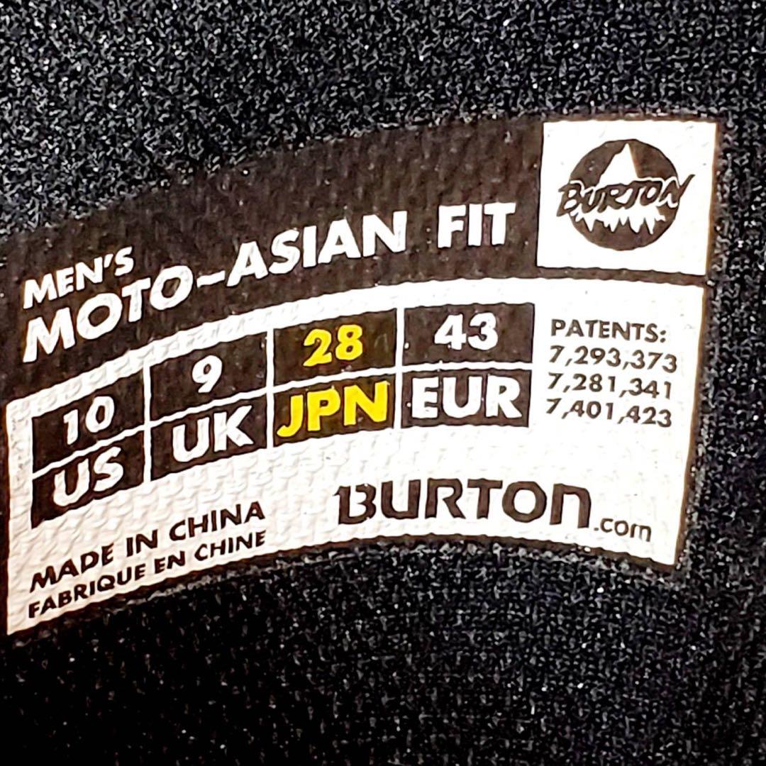 【良品】BURTON MOTO ASIAN-FIT 28cm スノーボードブーツ