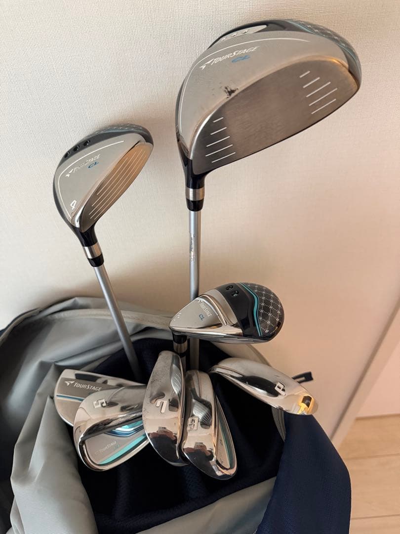 【美品】TOURSTAGE ゴルフクラブセット レディース初心者向け