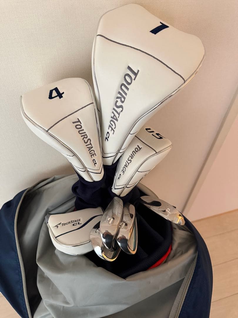 【美品】TOURSTAGE ゴルフクラブセット レディース初心者向け