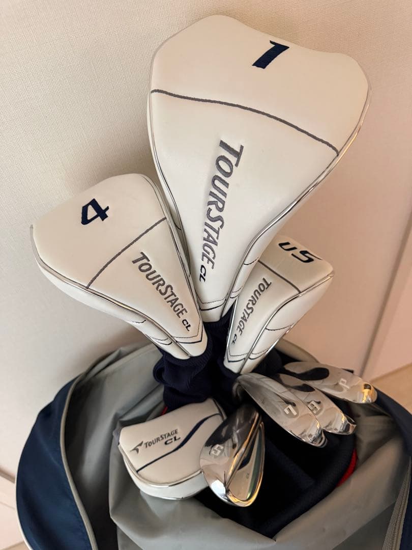 【美品】TOURSTAGE ゴルフクラブセット レディース初心者向け
