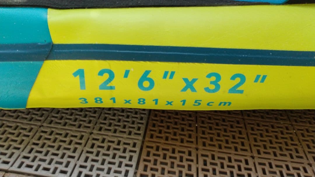 【美品】2気室&熱溶着　インフレータブルSUP AQUA MARIMA　12.6