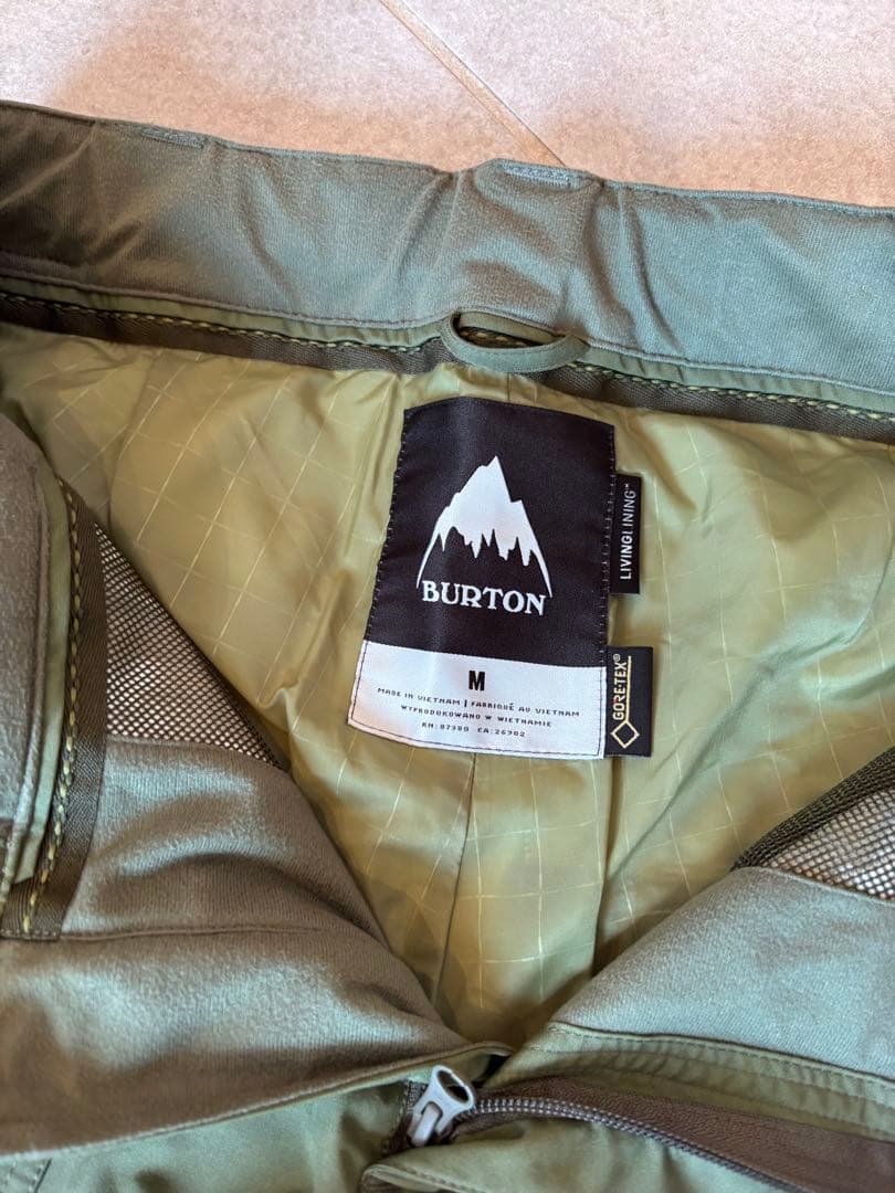 BURTON GORE-TEX オリーブグリーン スノーボードウェア