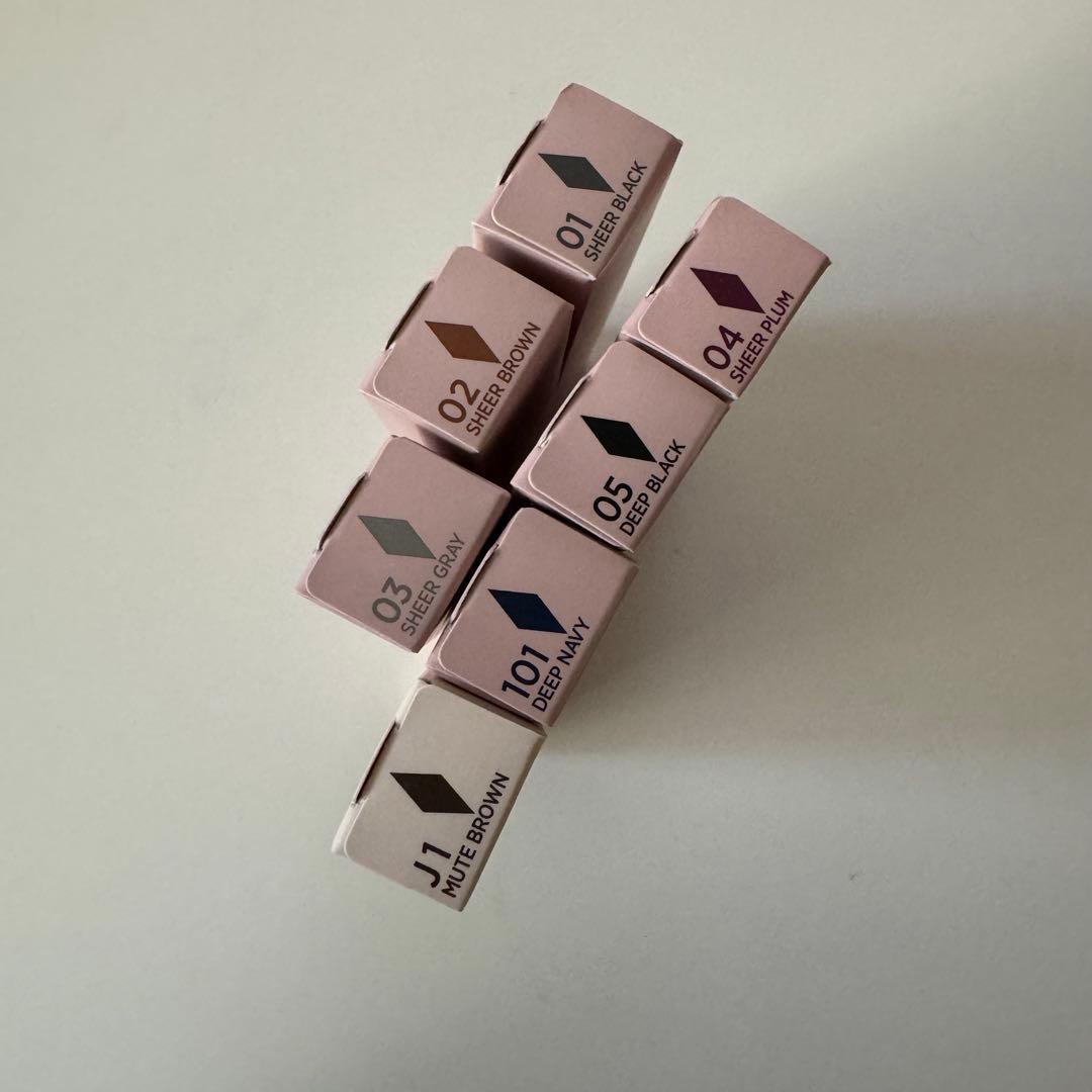 ウォンジョンヨ　ヌードアイラッシュ　マスカラ　７色