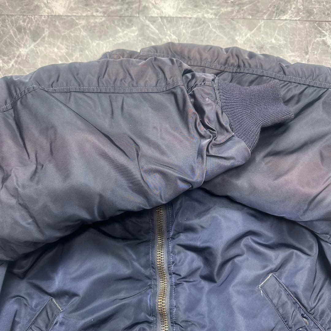 【希少】アルファ　MA-1 SCOVILL J-8279D 69s ネイビー　L