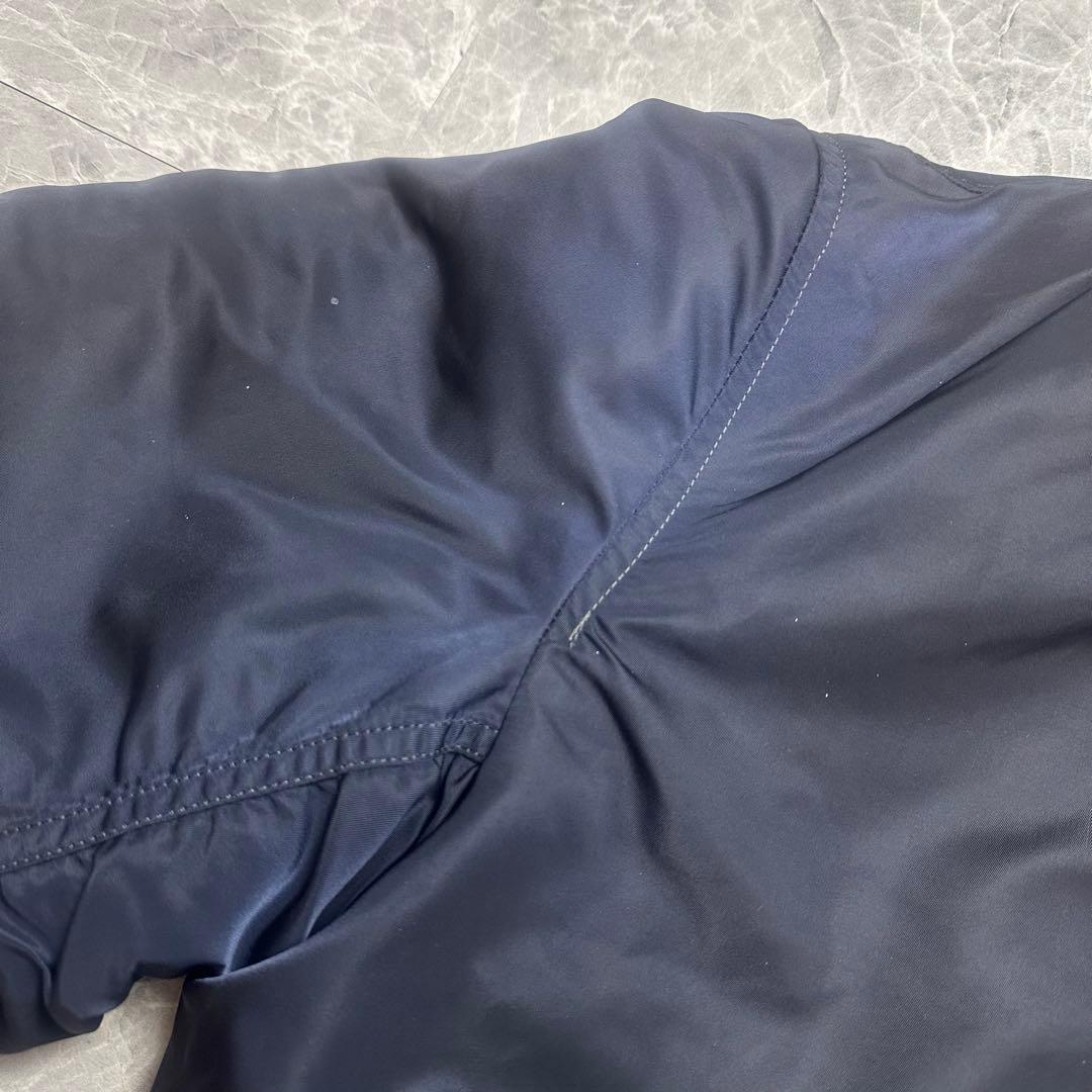 【希少】アルファ　MA-1 SCOVILL J-8279D 69s ネイビー　L