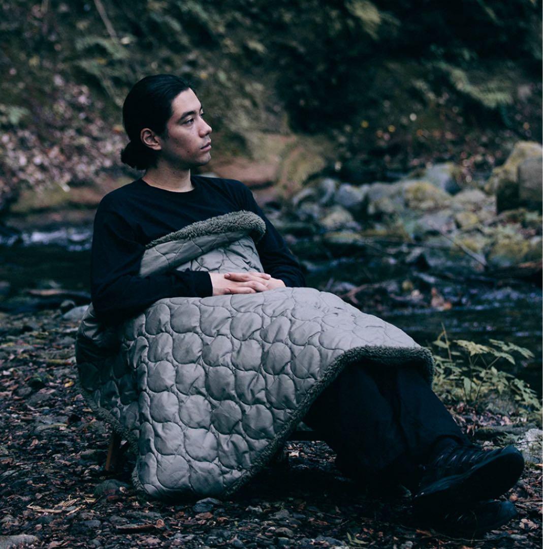 LUGH 魔法瓶ブランケット Sサイズ (6層/ グラフェン) オリーブドラブ