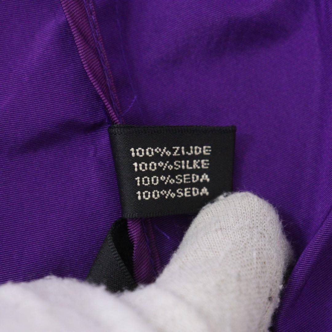 【美品】ラルフローレン トレンチコート シルク100% パープル 紫 ベルト