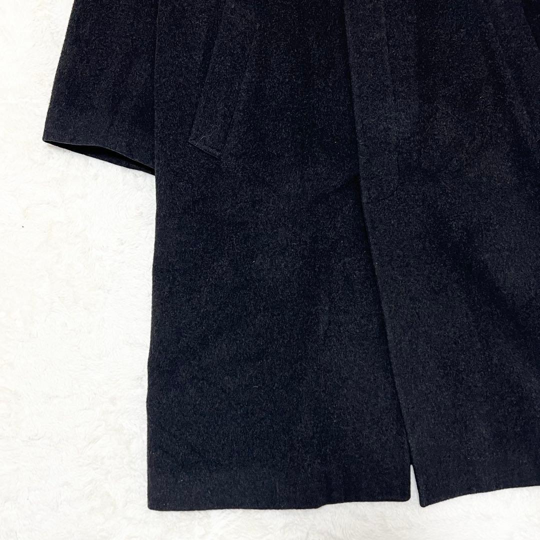 ブルックスブラザーズ✨️カシミヤ　マキシ丈　ロング　比翼　ステンカラーコート　希少