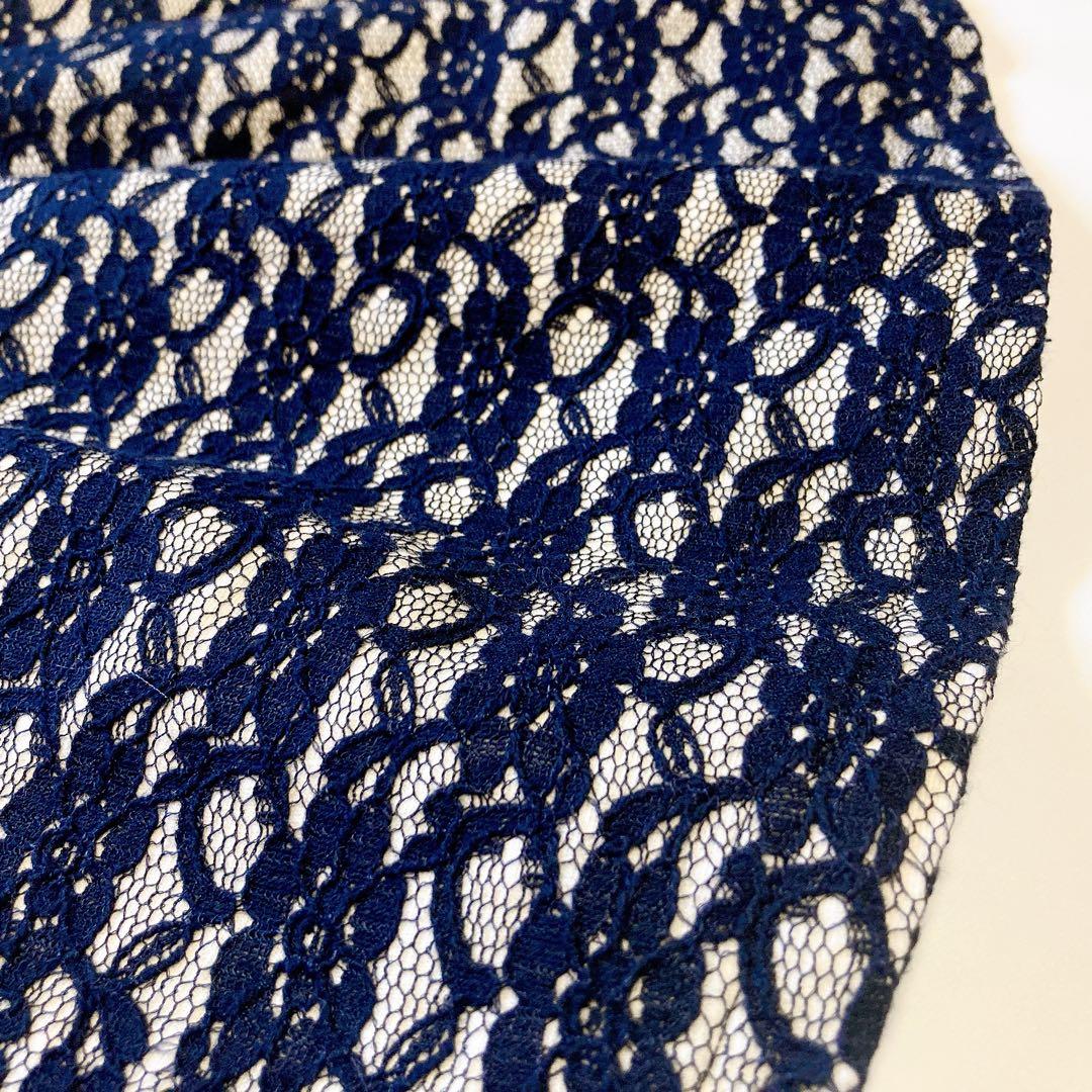 anyFAM120size ネイビーレース セレモニー 入学 卒園 フォーマル