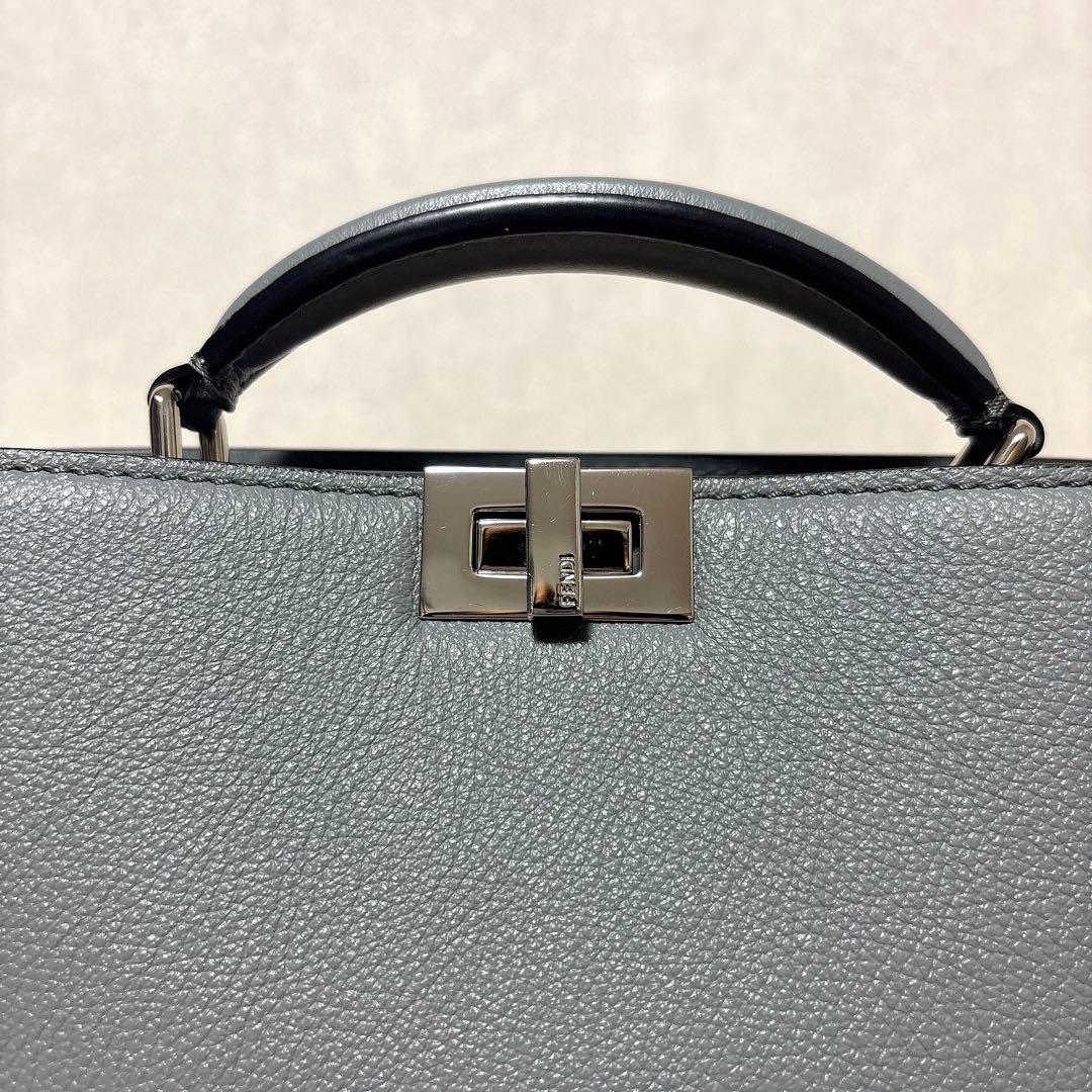 【美品】FENDI フェンディ ピーカブー アイシーユー エックスクロス バッグ