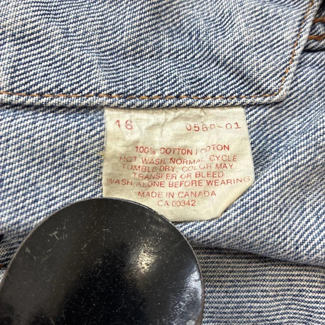 90'sビンテージ古着！カナダ製 Levi's70506 ビッグサイズ 襤褸