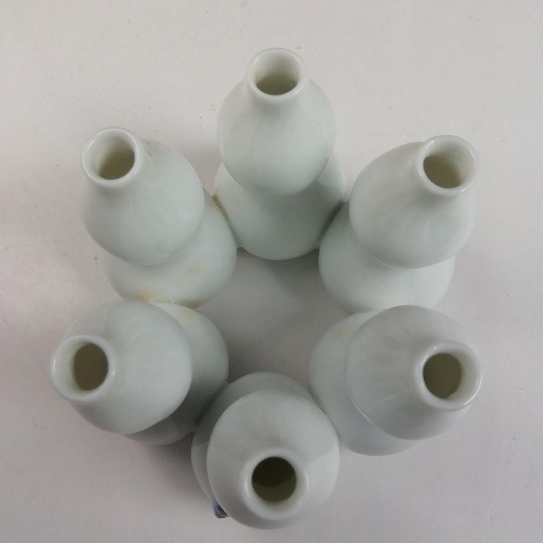 Ｔ７９６　蓋置　『平戸白磁　六瓢』『横石喜助 造』　共箱　茶道具