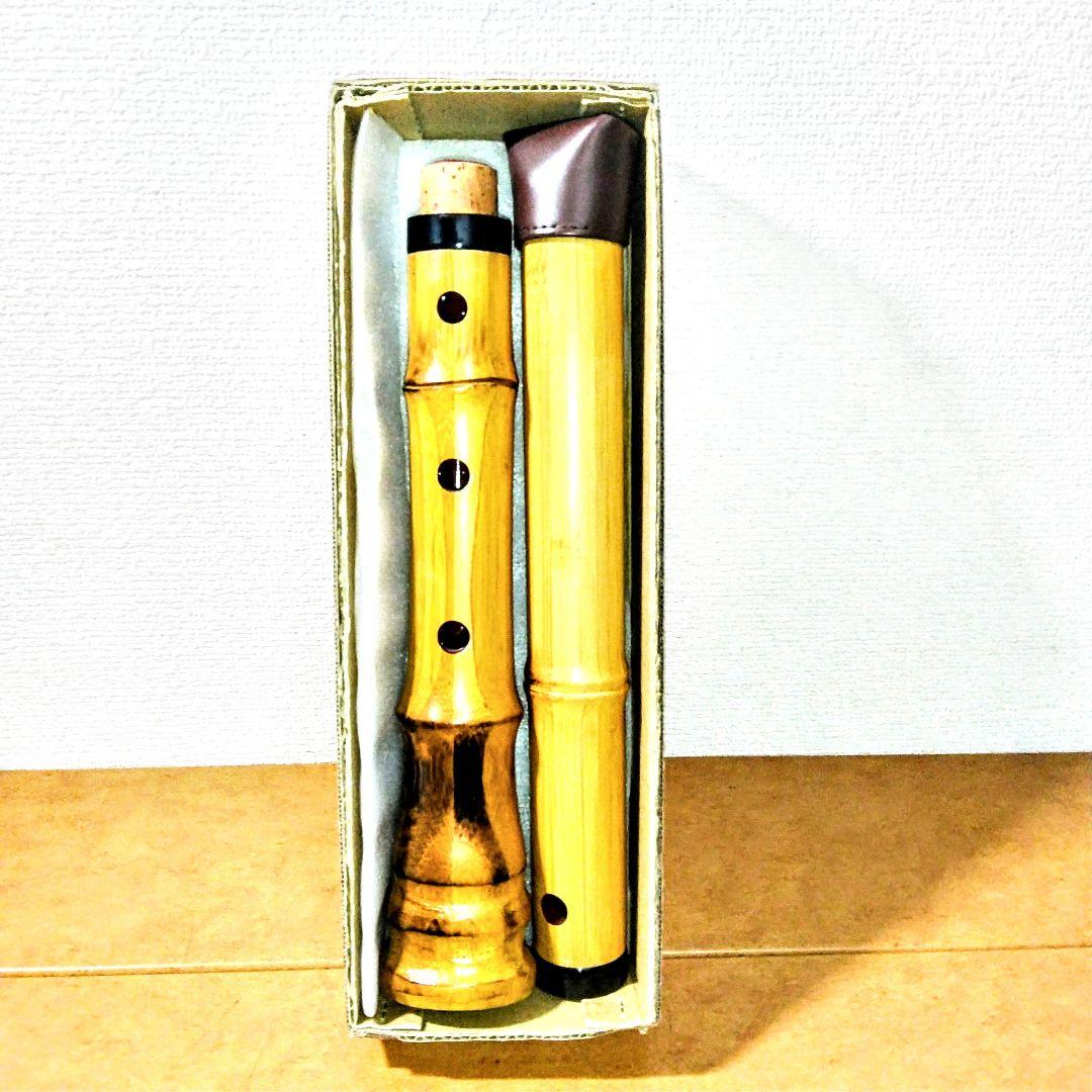 琴古流　胡蝶　尺八　完全調律管　合竹　唄口銀　(株）ワダ楽器