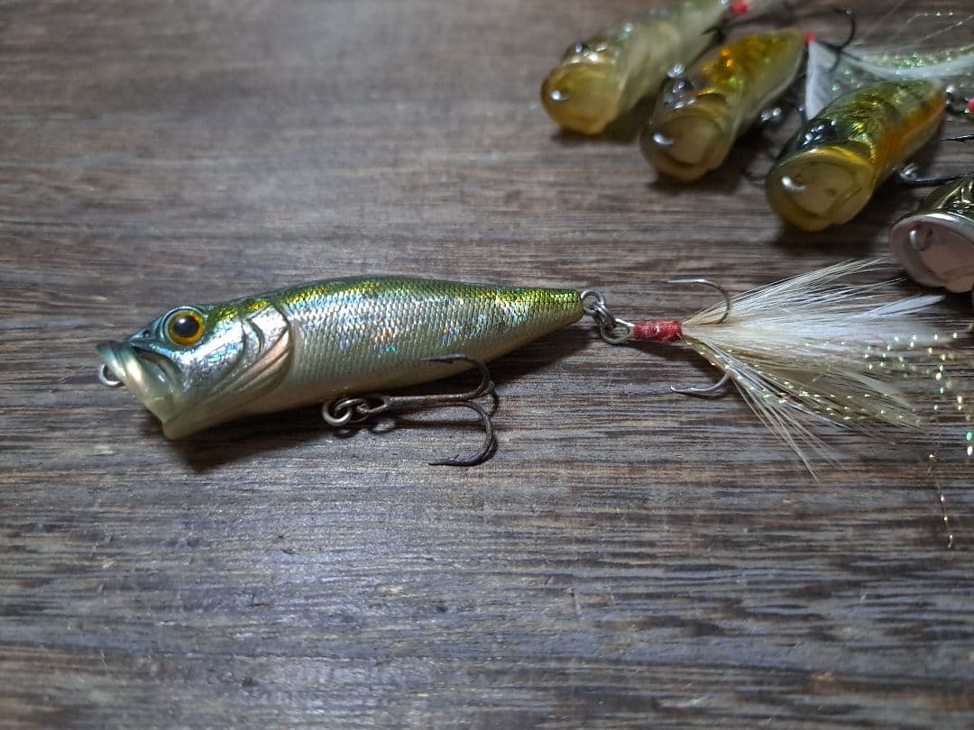 メガバス　ポップエックス　リアルカラー系　6個セット