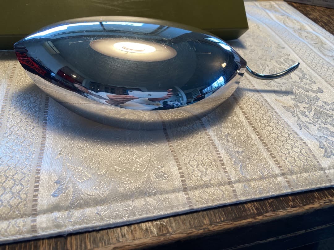 Christofle リーフ型皿 シルバー