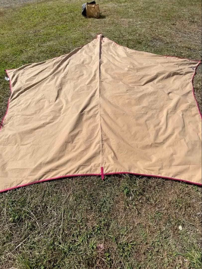 テンマクデザイン　ムササビ　ウィング　タープ　焚き火　キャンプ