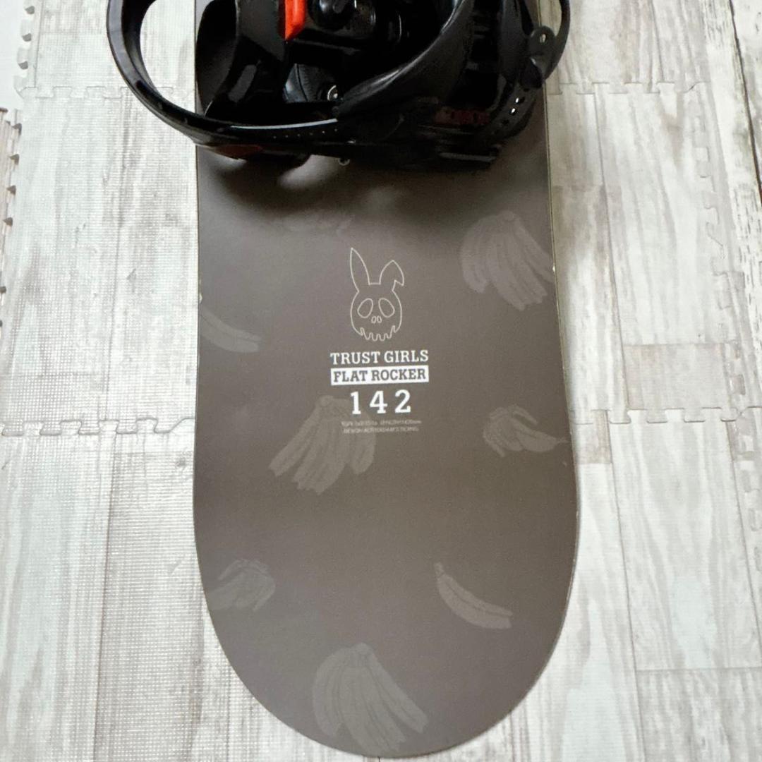 DEATHLABEL スノーボード レディースセット 142cm 24.5