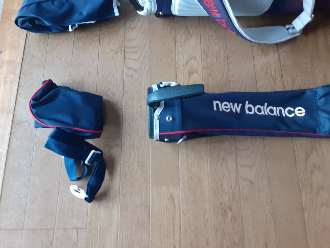 ニューバランス☆キャディバッグ スタンド式 ネイビー☆サブバッグ☆セット