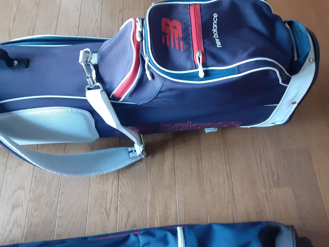 ニューバランス☆キャディバッグ スタンド式 ネイビー☆サブバッグ☆セット