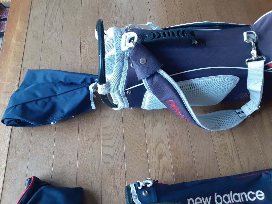 ニューバランス☆キャディバッグ スタンド式 ネイビー☆サブバッグ☆セット
