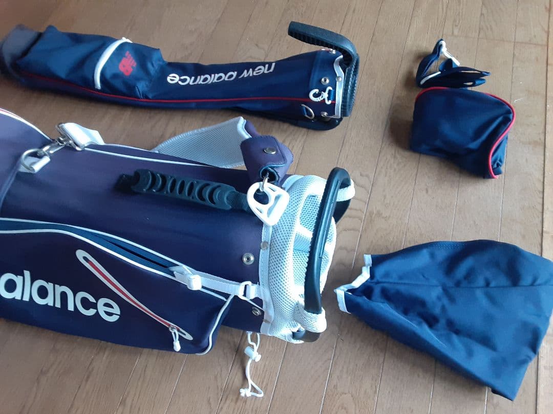 ニューバランス☆キャディバッグ スタンド式 ネイビー☆サブバッグ☆セット