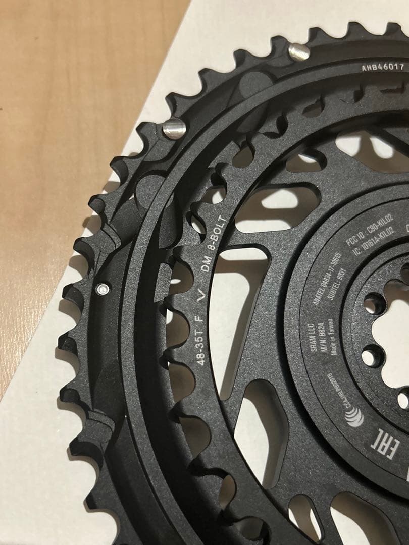 【新品】SRAM Red AXS パワーメーター チェーンリング 48/35T