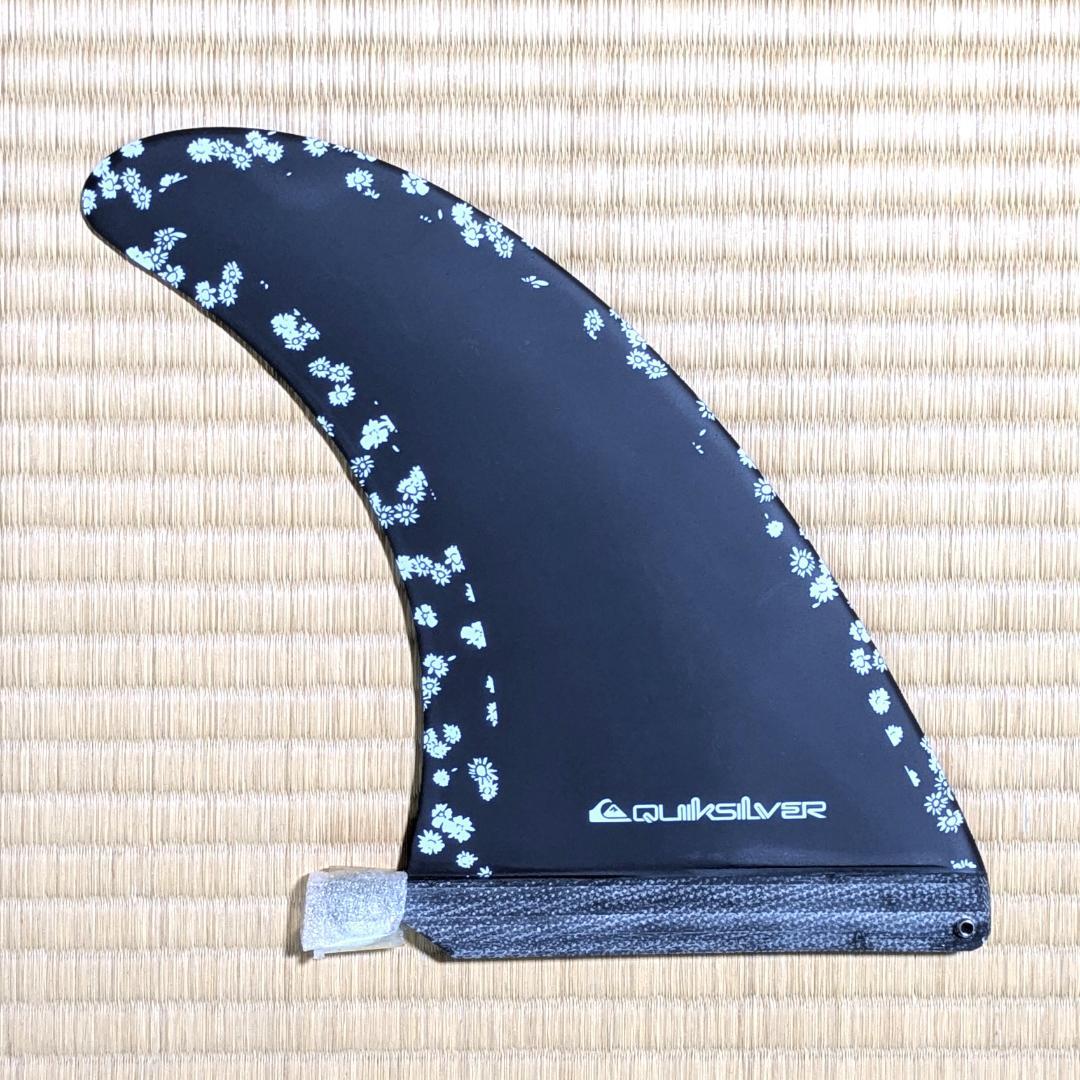 新品Quiksilver シングルフィン８インチ　フラワーデザイン