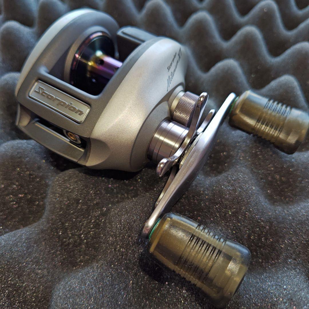 シマノ スコーピオン メタニウムXT 銀メタ 左巻き デッドストック