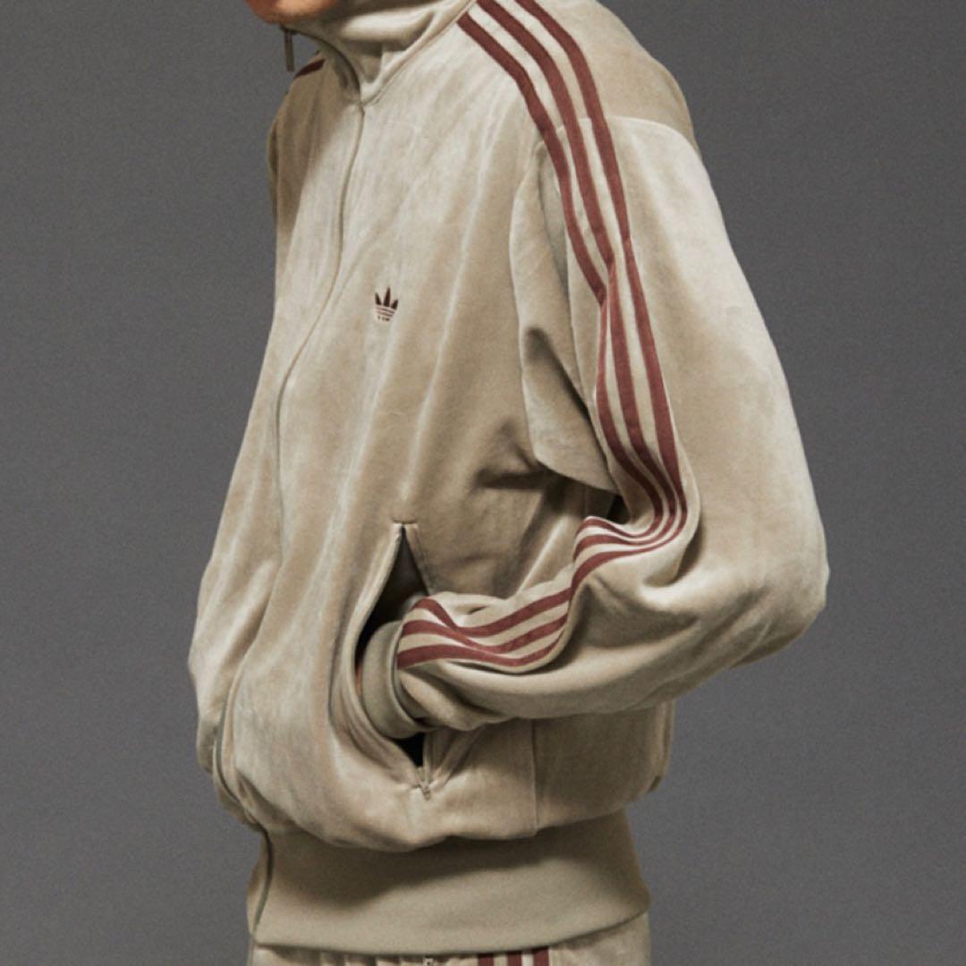 新品L⭐️adidas × ジャーナルスタンダード ベロア トラックトップ