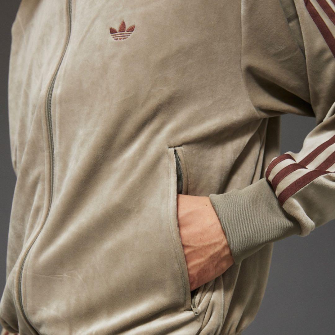 新品L⭐️adidas × ジャーナルスタンダード ベロア トラックトップ