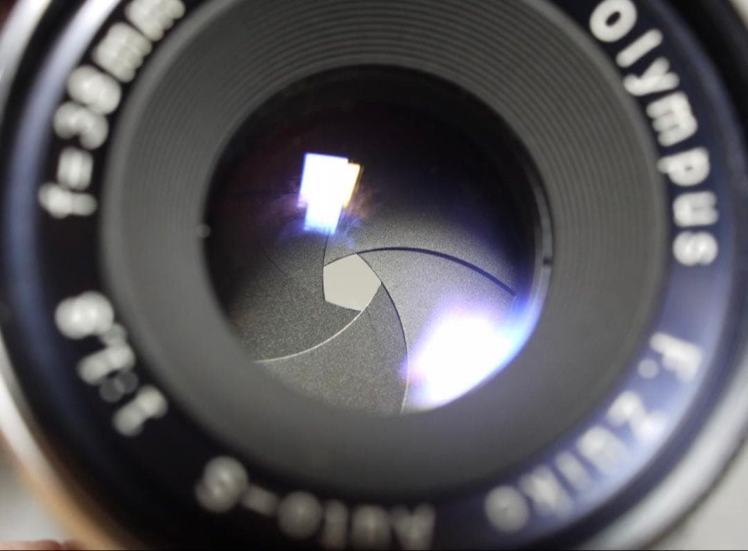 【良品】オリンパスペンFT F.Zuiko Auto-S 38mm F1.8 黒