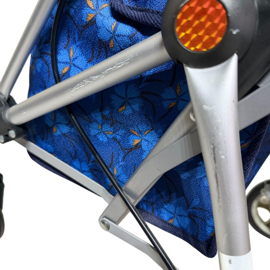 【須恵廣工業】美品　シルバーカー　スイートIII なでしこ紺