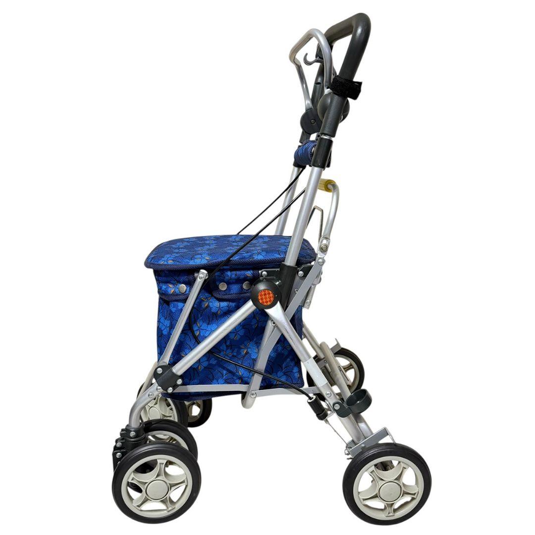 【須恵廣工業】美品　シルバーカー　スイートIII なでしこ紺