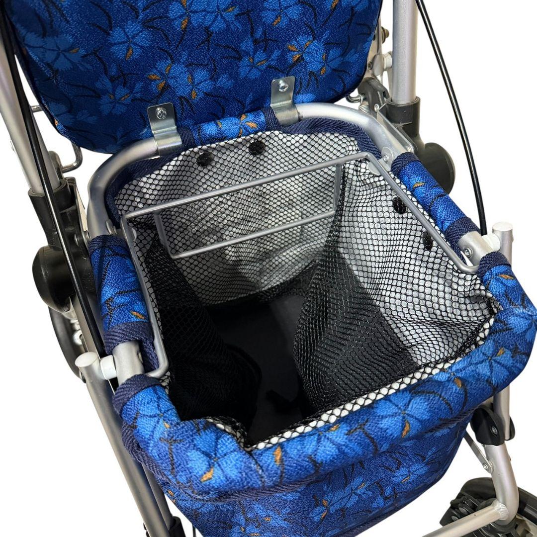 【須恵廣工業】美品　シルバーカー　スイートIII なでしこ紺