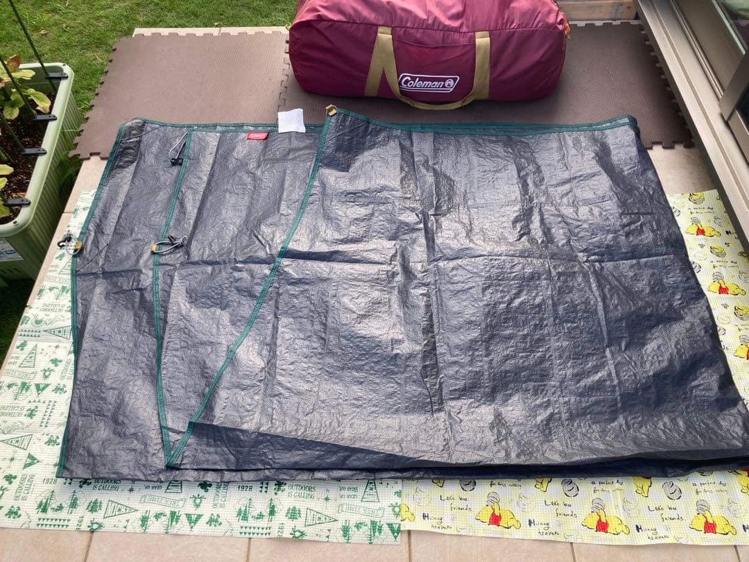 コールマン 2ルームテント ラウンドスクリーン2ルームハウス バーガンディ 綺麗