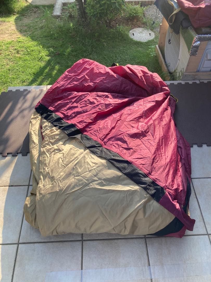 コールマン 2ルームテント ラウンドスクリーン2ルームハウス バーガンディ 綺麗