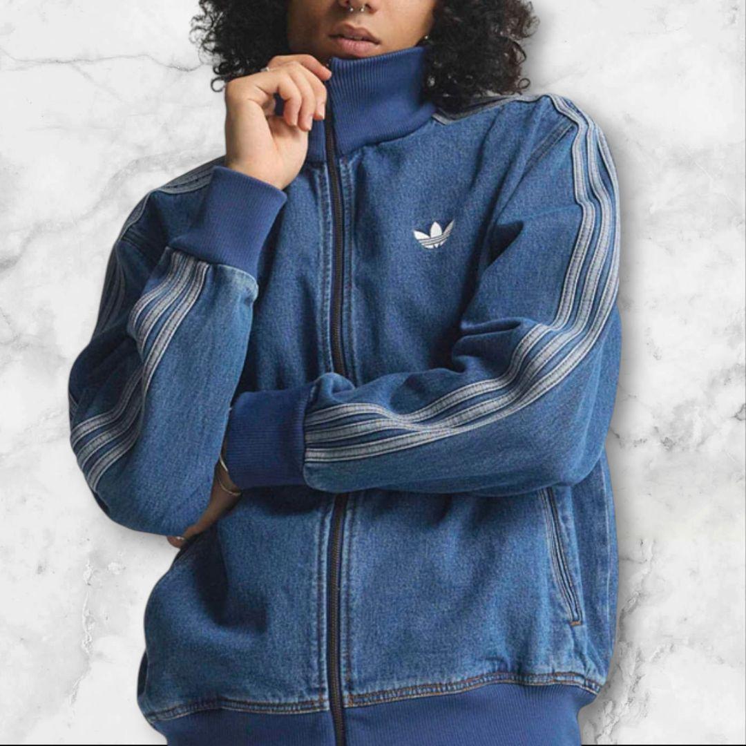 2XL アディダス adidas デニムジャケットファイアーバード トラック