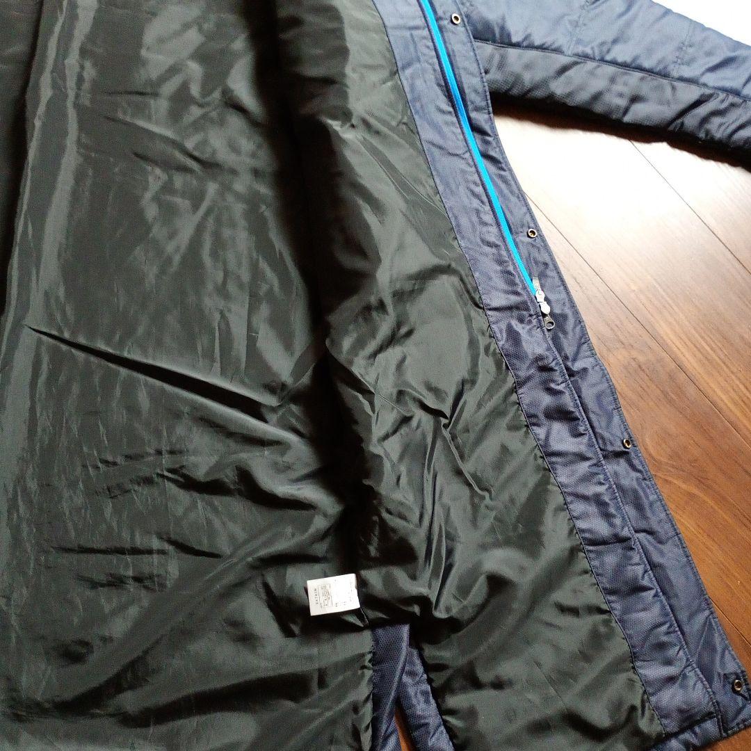 アシックス　Mサイズ 　ネイビー 　ベンチコート　身長　167〜173